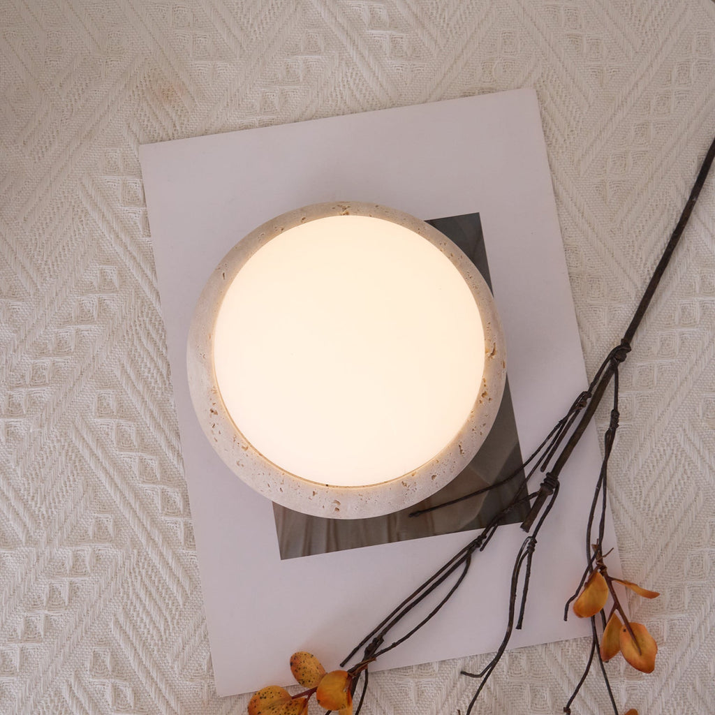 Lampe de Table Travertin