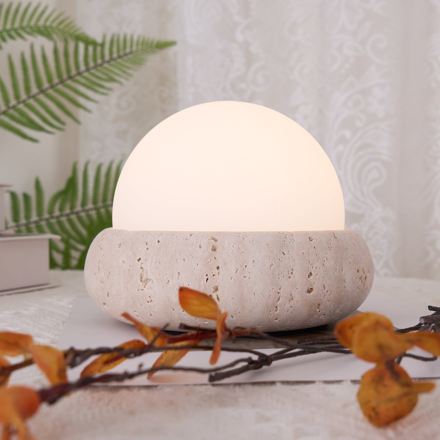 Lampe de Table Travertin