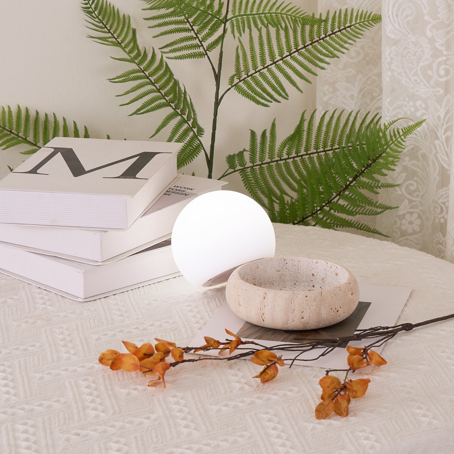 Lampe de Table Travertin