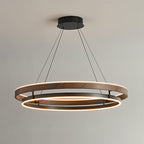 Lustre LED Bois Rond Japonais
