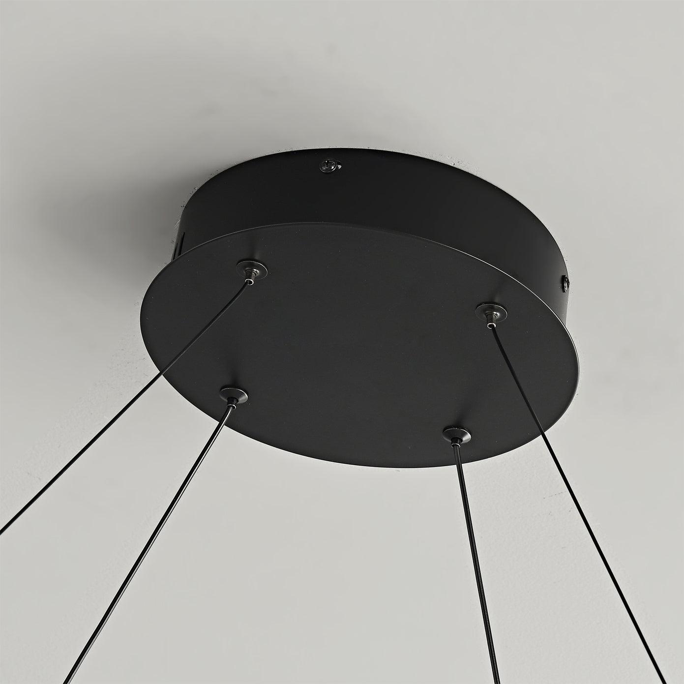 Lustre LED Bois Rond Japonais