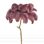 Lampadaire Fleur Plumes Coloré