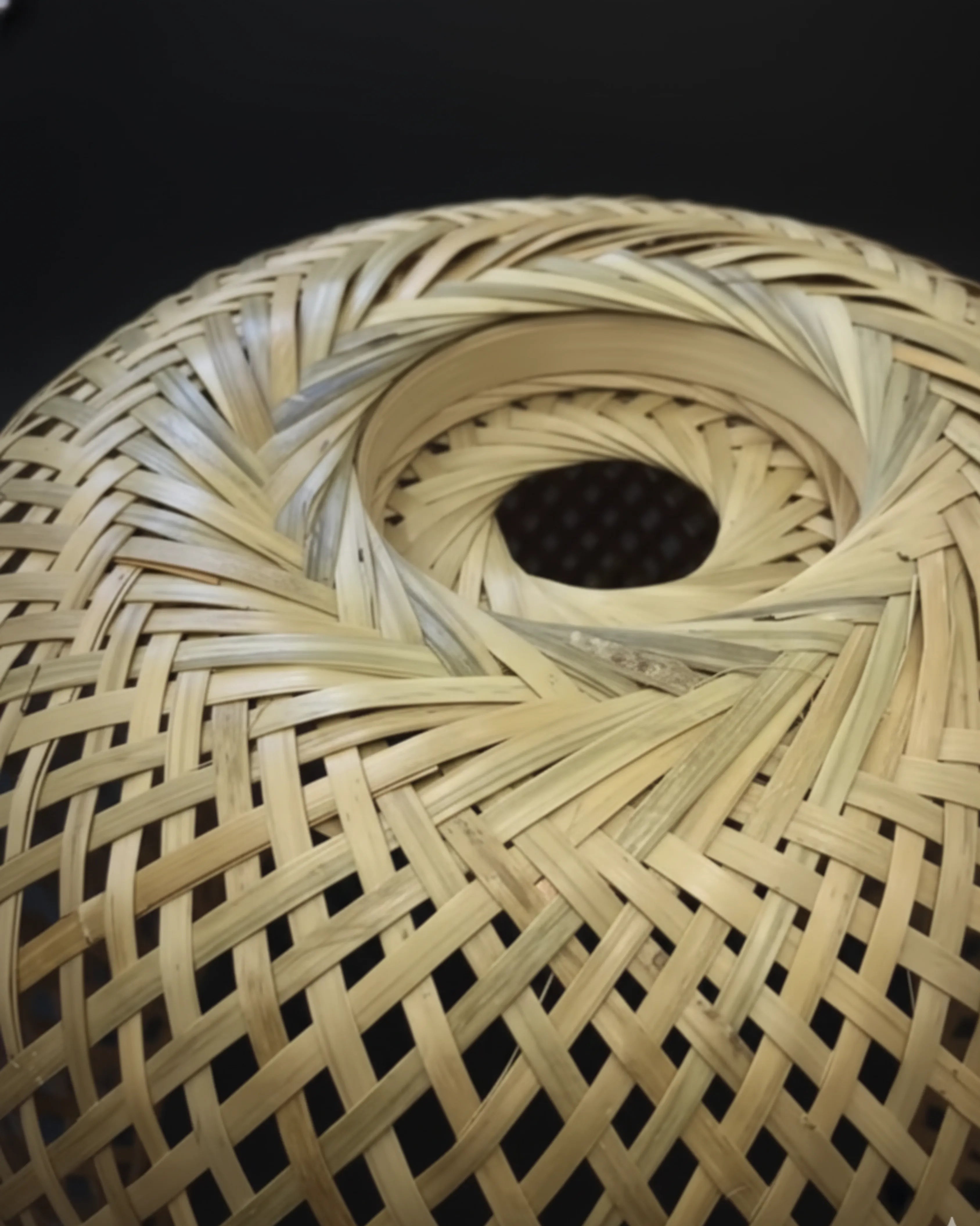 Lustre Rotin Naturel Boho