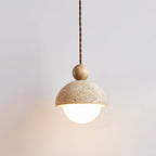 Suspension Bois Naturel Ronde – Design Japonais Épuré, Palermo
