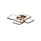 Plafonnier geometrique LED diffusion uniforme moderne.