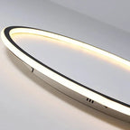 Plafonnier design bois aluminium pour salon epure.