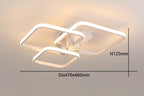 Plafonnier moderne LED dimmable avec telecommande.