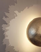 Applique Murale Sphère Verre Voilé