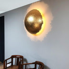 Applique Murale Sphère Verre Voilé