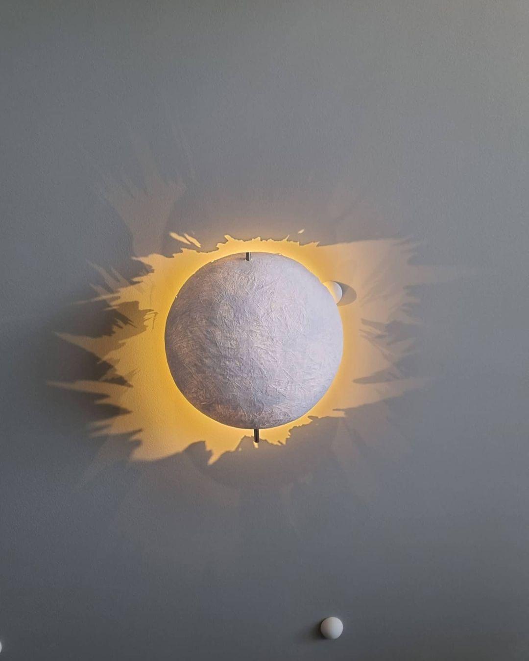 Applique Murale Sphère Verre Voilé