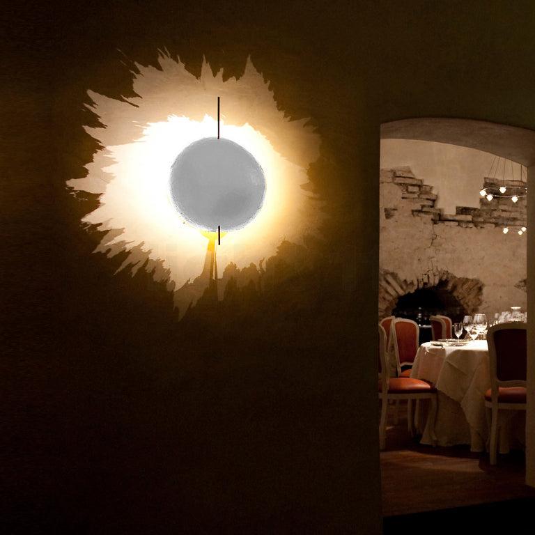 Applique Murale Sphère Verre Voilé