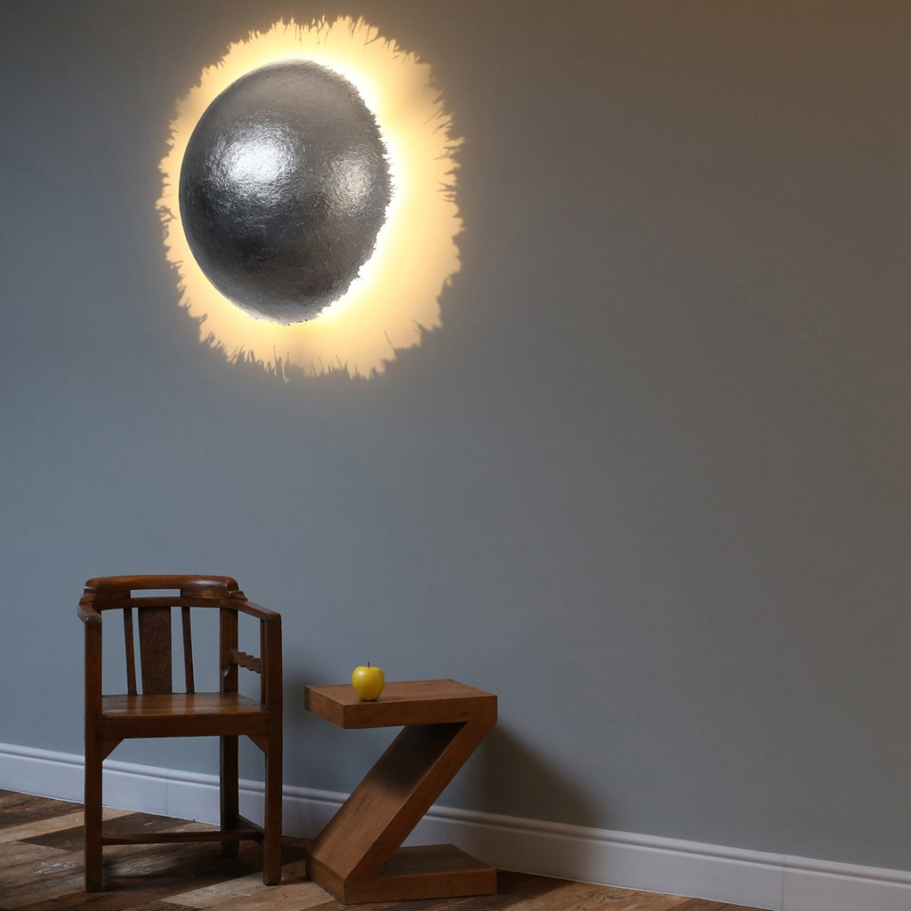 Applique Murale Sphère Verre Voilé