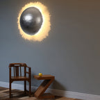 Applique Murale Sphère Verre Voilé
