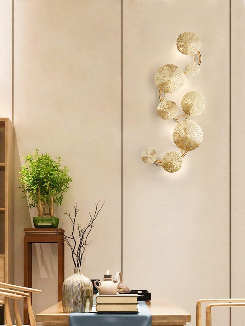Applique Murale Feuille Lotus