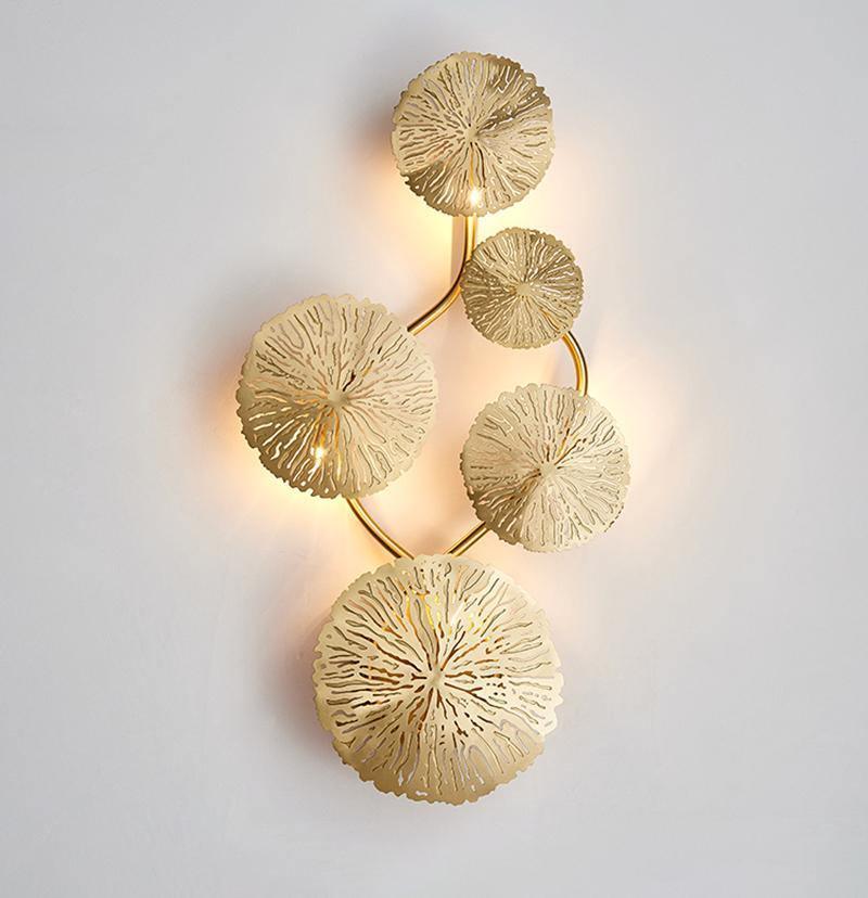 Applique Murale Feuille Lotus