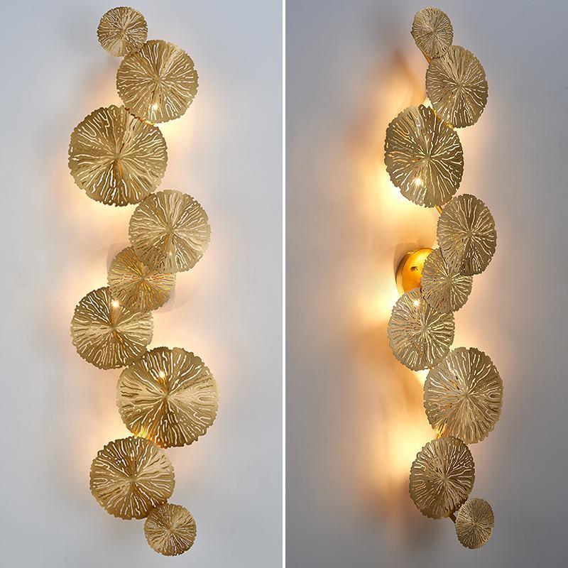 Applique Murale Feuille Lotus