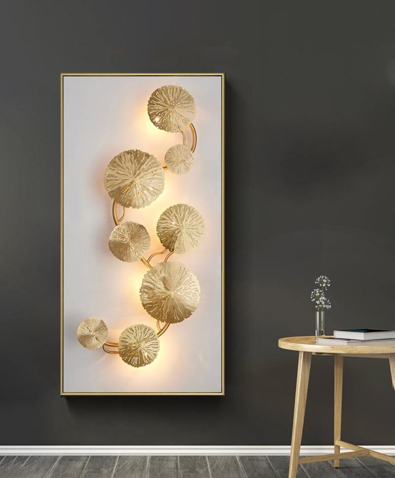 Applique Murale Feuille Lotus