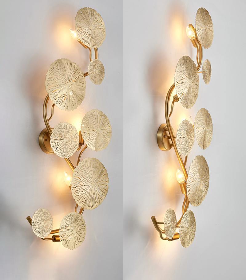 Applique Murale Feuille Lotus