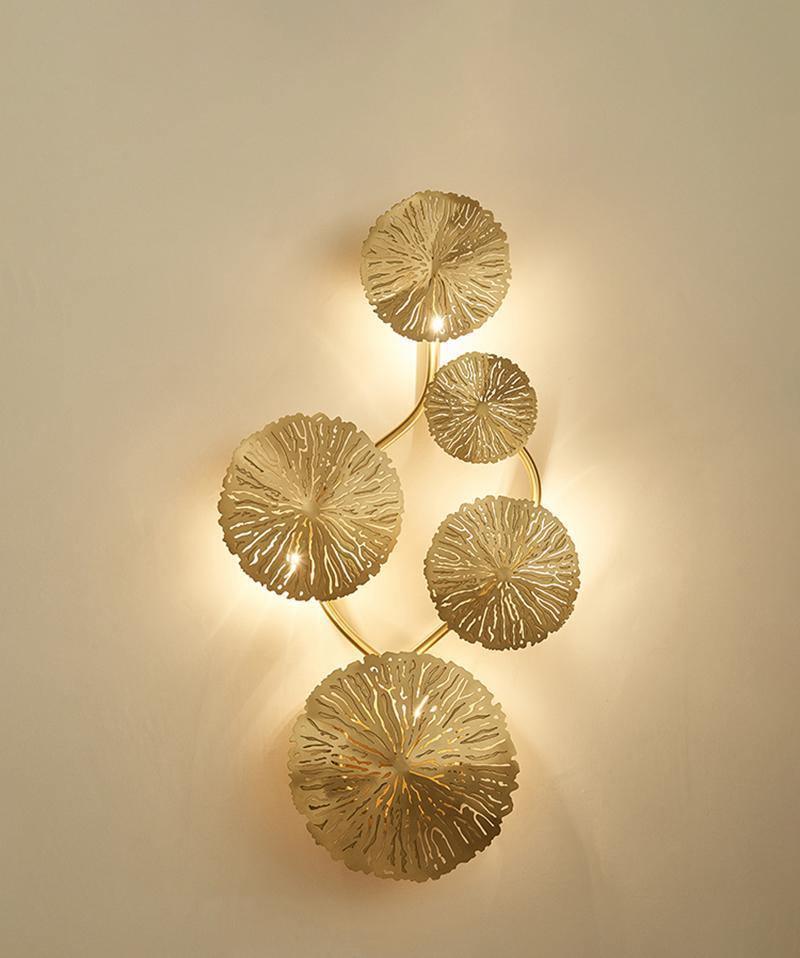 Applique Murale Feuille Lotus