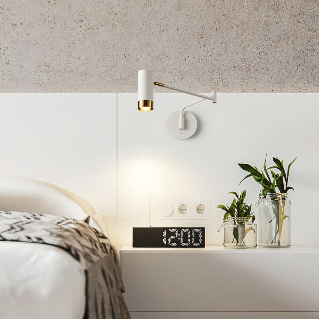 Applique Murale Articulée Bras Orientable Métal