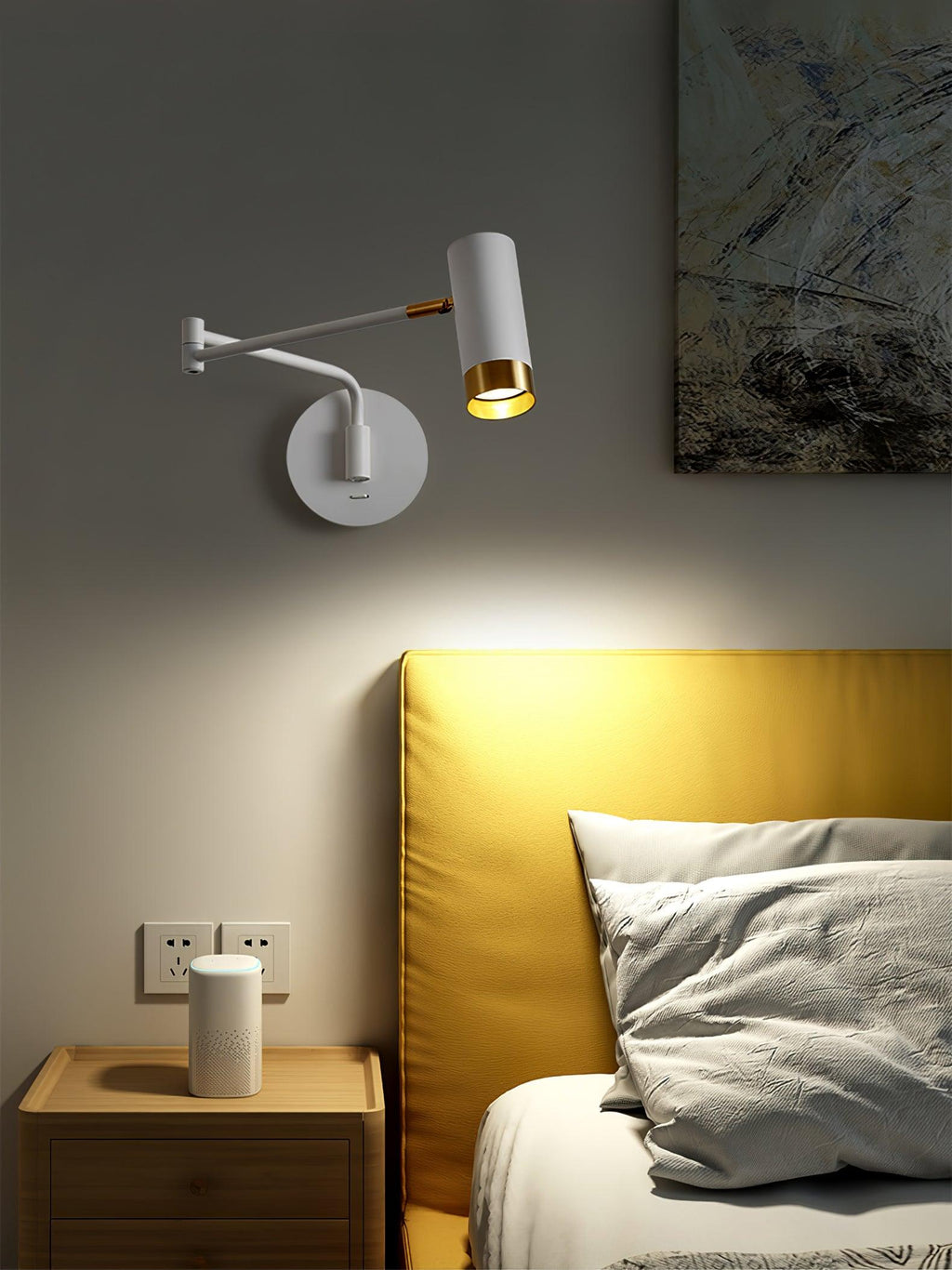 Applique Murale Articulée Bras Orientable Métal