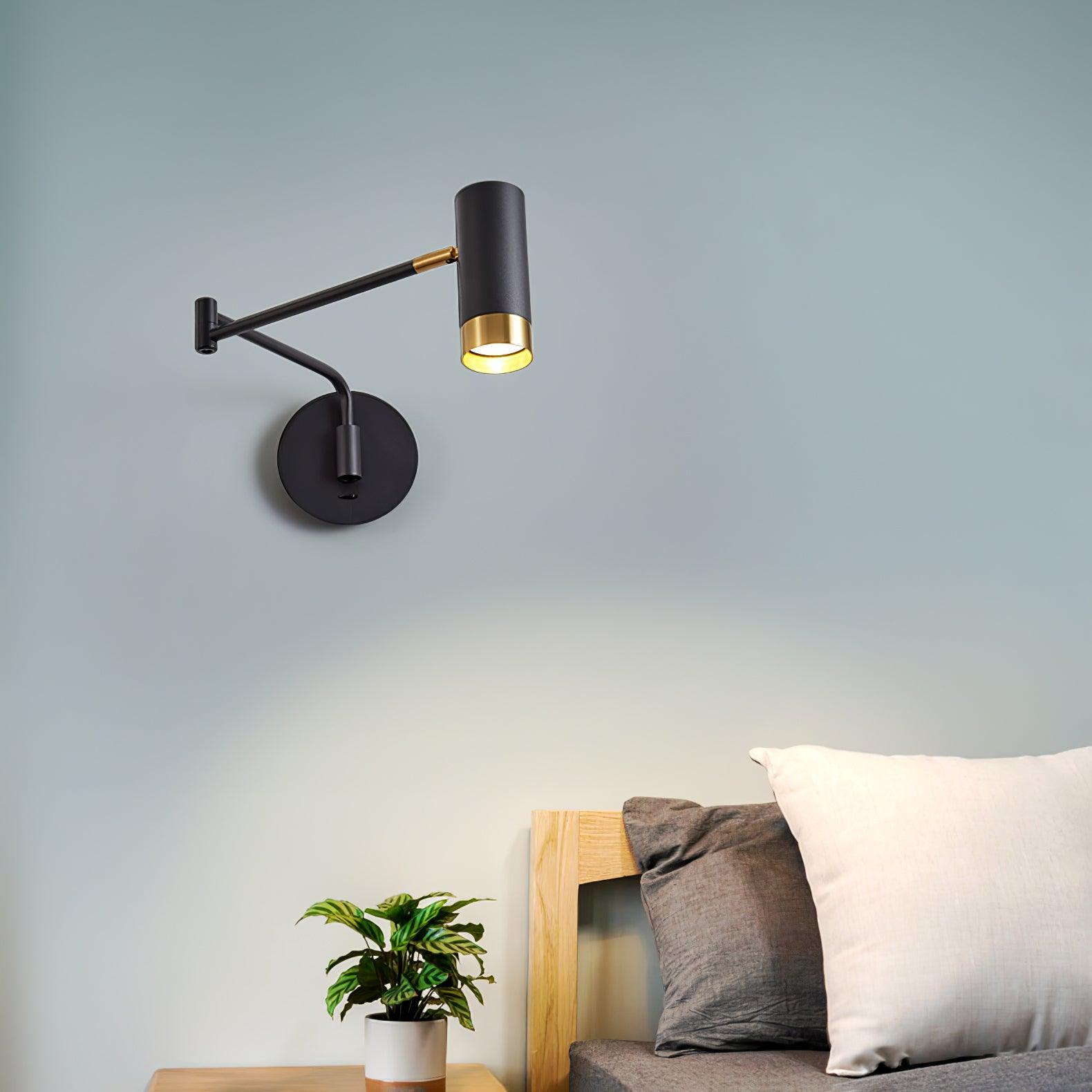 Applique Murale Articulée Bras Orientable Métal