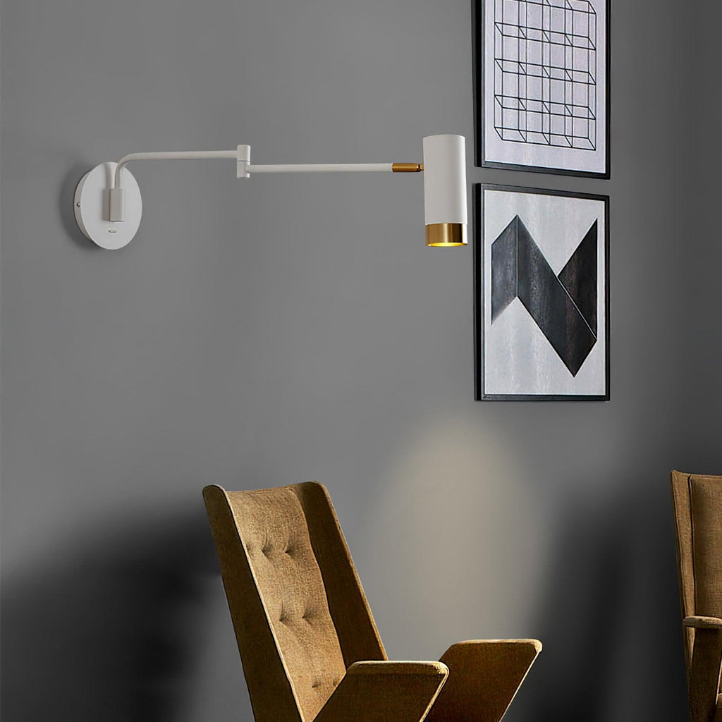 Applique Murale Articulée Bras Orientable Métal