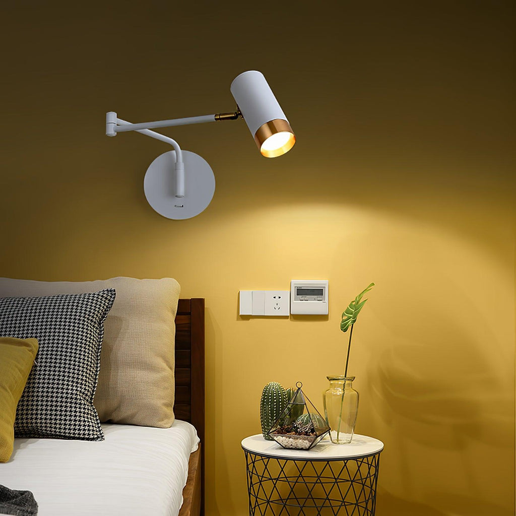 Applique Murale Articulée Bras Orientable Métal