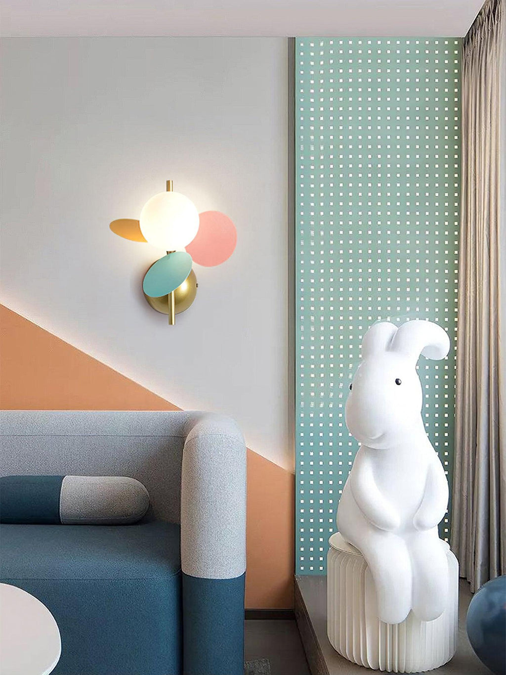Applique Murale Verre Rond Nordique