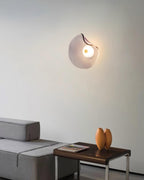 Applique Murale Globe Verre Ambre