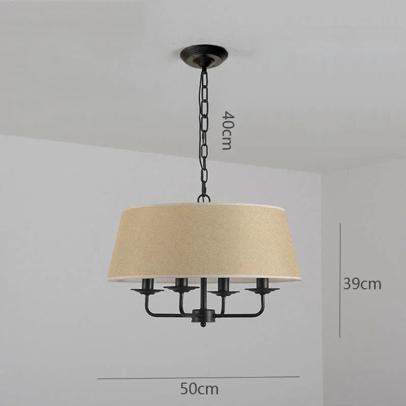 Suspension Tissu Vintage Bohème