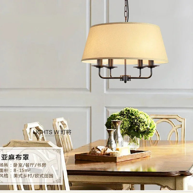 Suspension Tissu Vintage Bohème