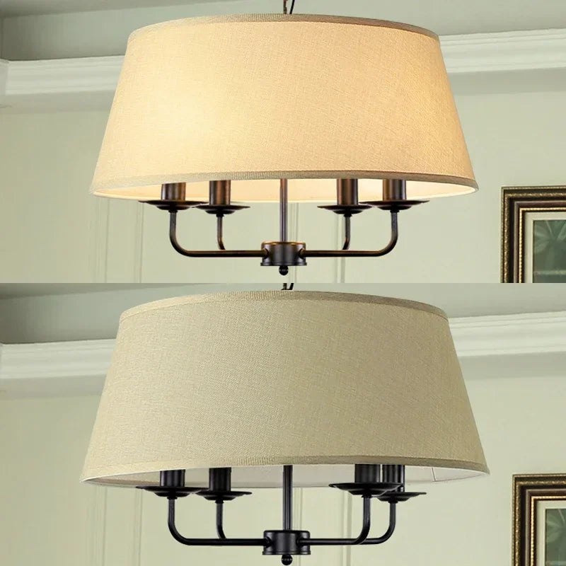 Suspension Tissu Vintage Bohème