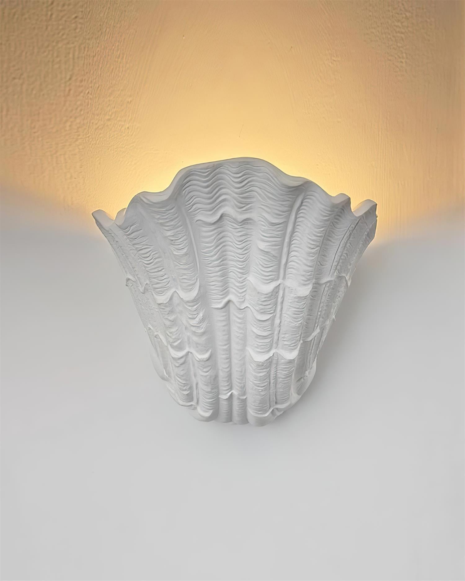Applique Murale Plâtre Coquillage