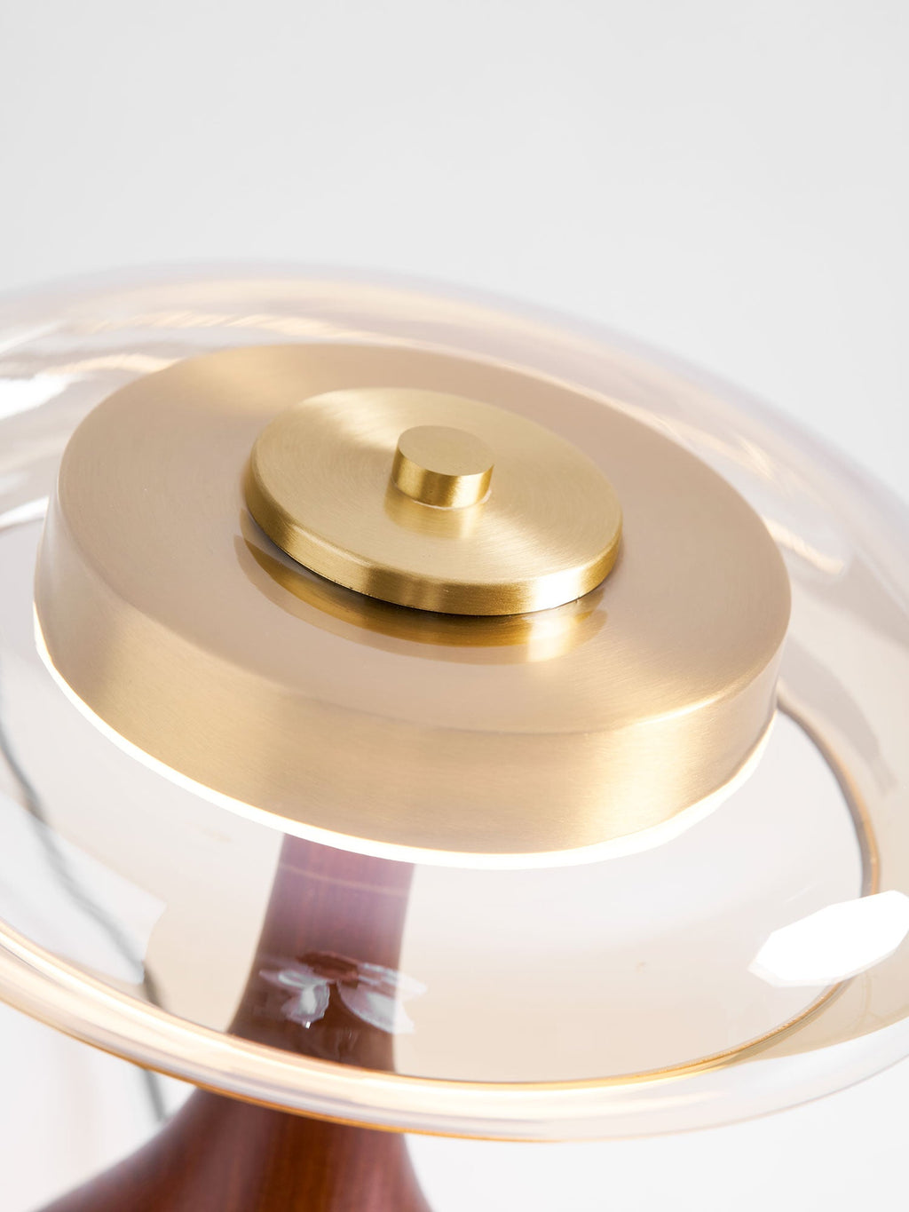 Lampe de Table Verre & Bois – Design Luxe Dimmable, Andi