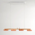 Lustre Bois Oiseau Rectangulaire – Design Naturel Scandinave, Sienna Long