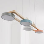 Lustre Bois Oiseau Rectangulaire – Design Naturel Scandinave, Sienna Long
