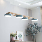 Lustre Bois Oiseau Rectangulaire – Design Naturel Scandinave, Sienna Long