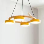 Lustre Bois Oiseau Rond – Design Naturel Scandinave, Sienna