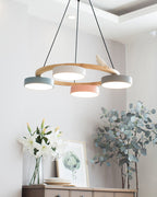 Lustre Bois Oiseau Rond – Design Naturel Scandinave, Sienna