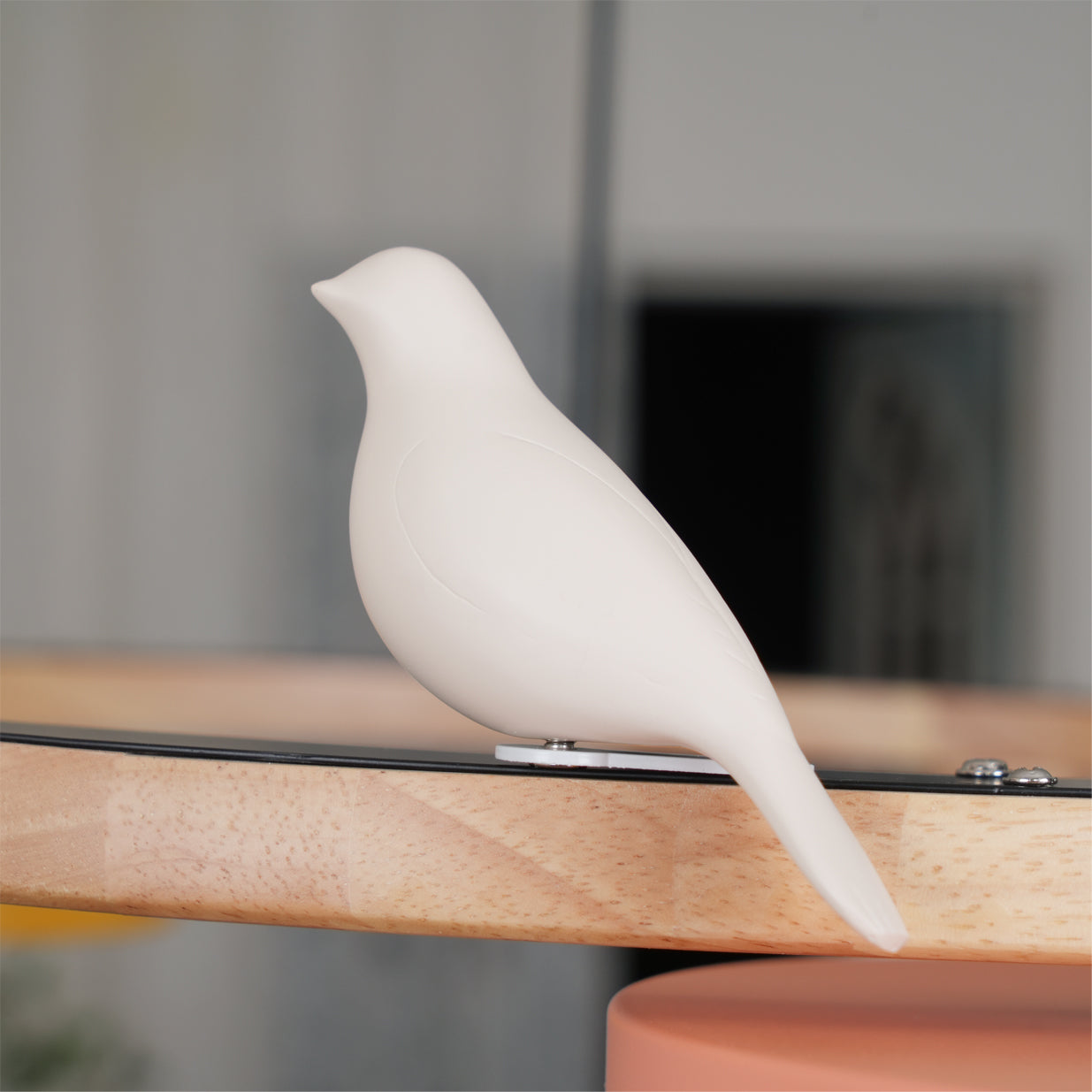 Lustre Bois Oiseau Rond – Design Naturel Scandinave, Sienna