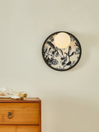 Applique Murale Disque Toile Art Nordique