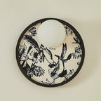 Applique Murale Disque Toile Art Nordique