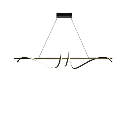 Suspension LED dimmable pour espace minimaliste.