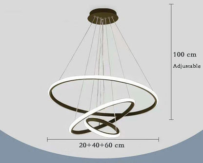 Suspension sculpturale avec eclairage LED doux.