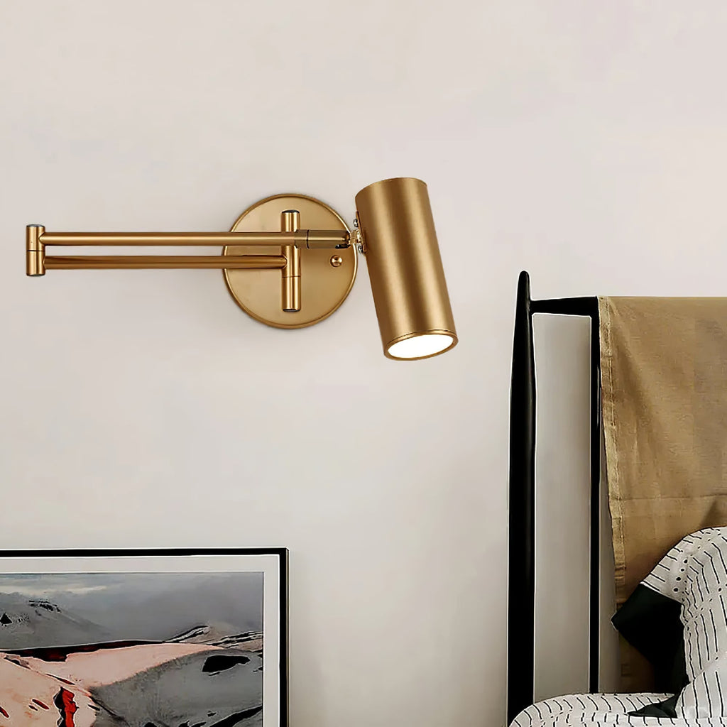Applique Murale Bras Pivotant Laiton