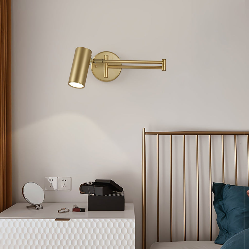 Applique Murale Bras Pivotant Laiton
