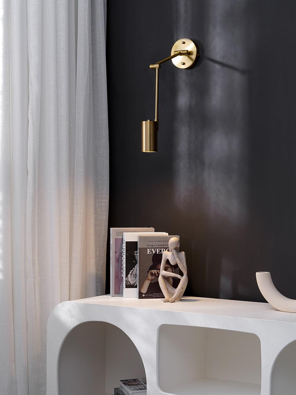 Applique Murale Bras Pivotant Laiton