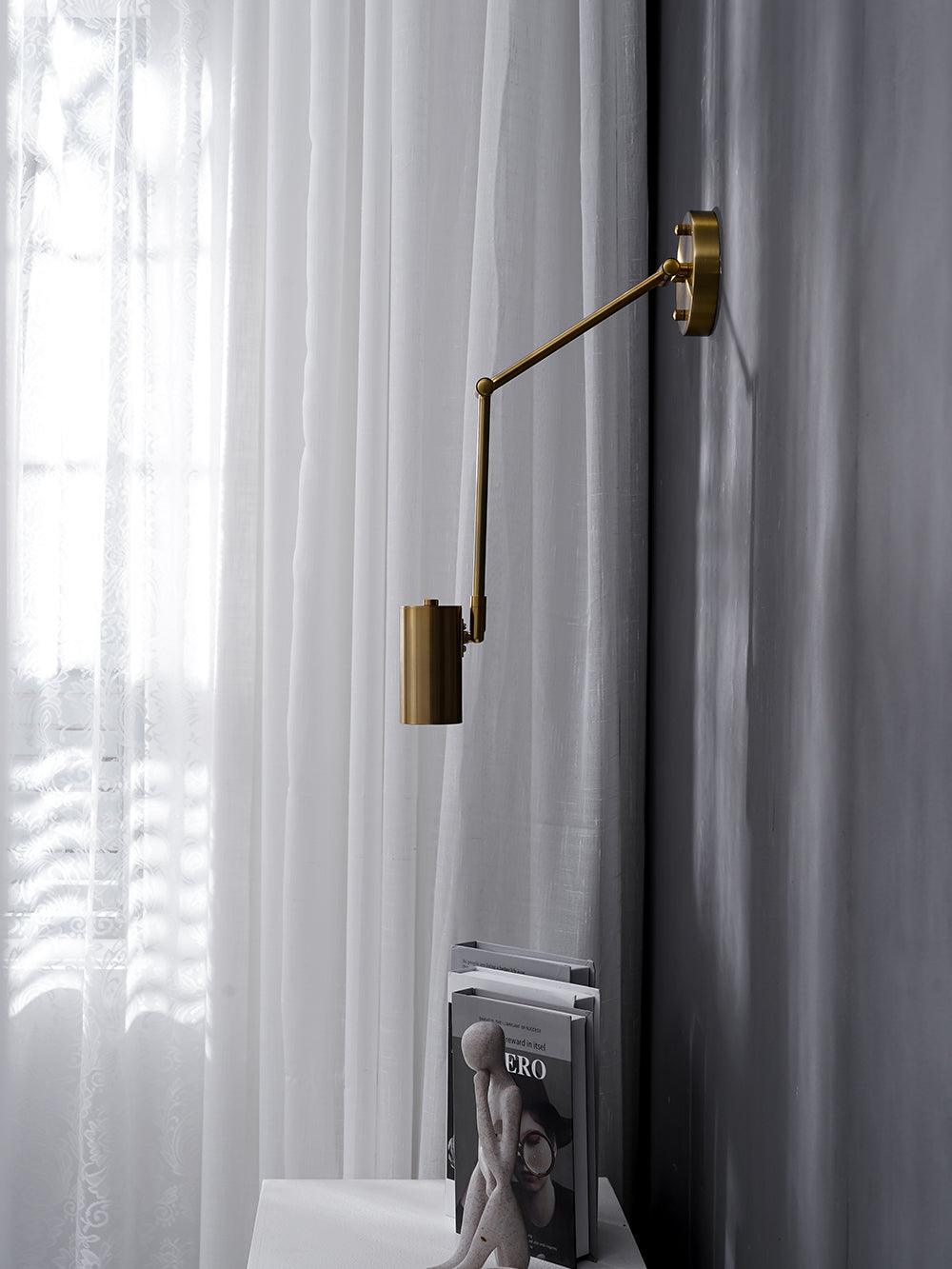 Applique Murale Bras Pivotant Laiton