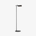 Lampadaire linéaire angle droit métal noir minimaliste salon bureau